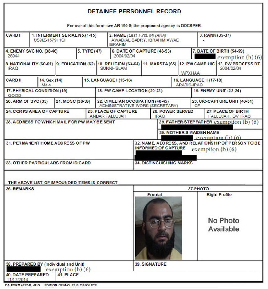 detainee record