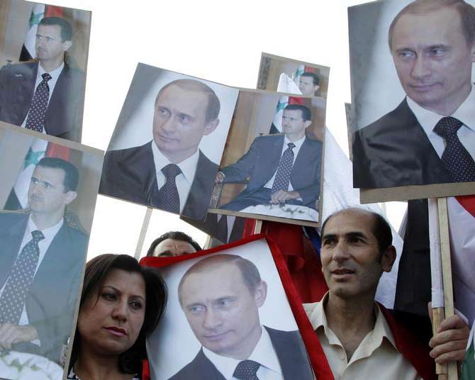 Syrian Putin supporters